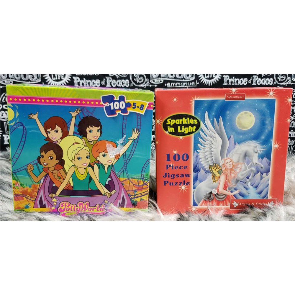 2 NWT Angels & Polly World Puzzles